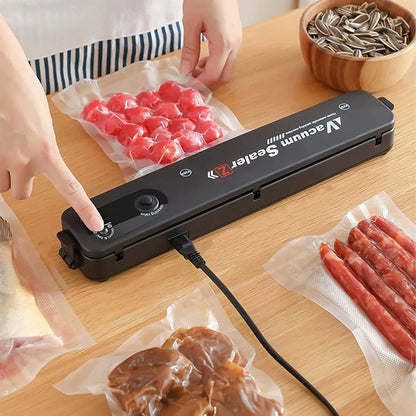 Selladora de Alimentos al Vacío Automática + Bolsas