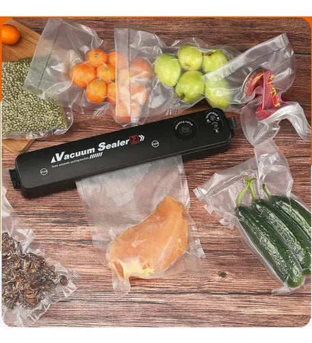 Selladora de Alimentos al Vacío Automática + Bolsas