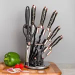Set de Cuchillos con Base Giratoria